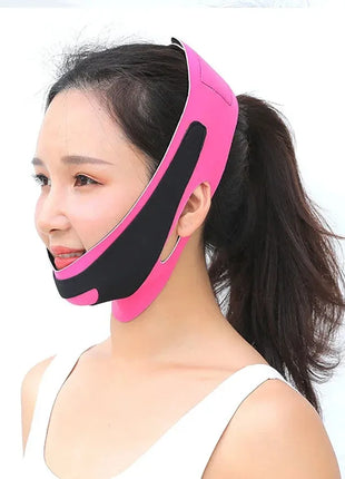YS00135--Elastic face slim bandage v line facial shape woman chin belt facial care beauty tool