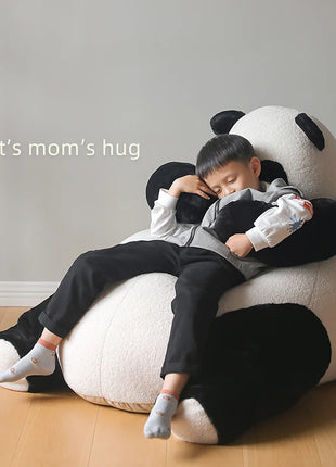 Balcony Living Room Bean Bags Cute Soft Nordic Floor Children Bedroom Sofa Chair Puffs Fluffy Single Canape Salon Furniture Home