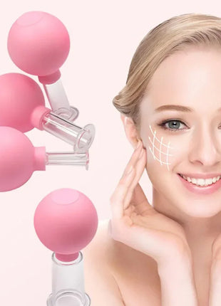 Slimming Face Sucker Suction Cup Vacuum Cupping Jar Cellulite Massager For Beauty Facial Eye Chineses Cupping Acupuncture