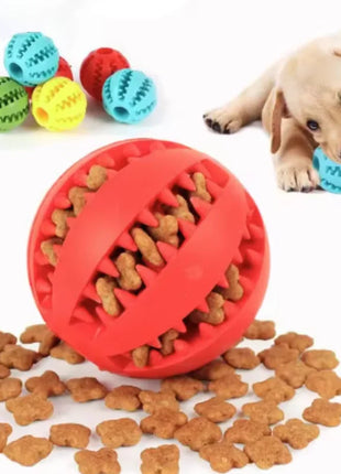 Dog Toy Ball Interactive Rubber Balls Puppy Chewing Toys Pet Tooth Cleaning Ball Cats Pets Food Treat Feeder Silicone Balls Toy