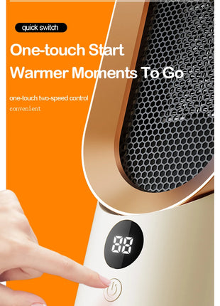 Portable Heater Electric Fan Heater Mini Radiator Desktop Warmer Machine For Winter PTC Ceramic Heating For Home Bedroom Office