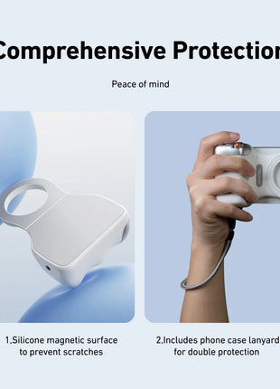 TELESIN Phone Camera Shoot Hand Grip Magnetic Smart Phone Holder Shooting Aid Remote Control Handle For Iphone Android Phone