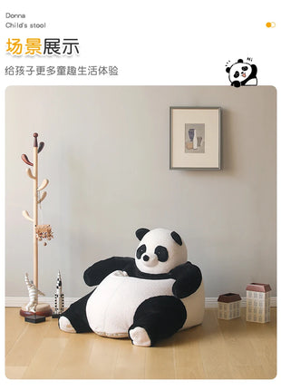 Balcony Living Room Bean Bags Cute Soft Nordic Floor Children Bedroom Sofa Chair Puffs Fluffy Single Canape Salon Furniture Home