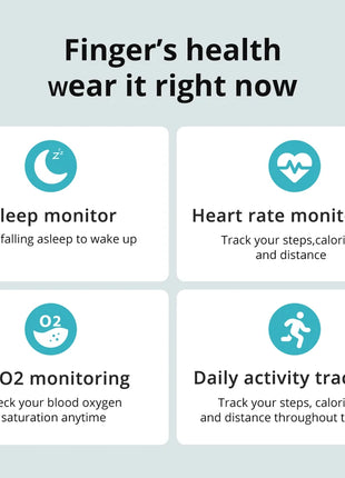 COLMI R10 Smart Ring with Charging Case for Men Women, Health and Sleep Monitor, 5ATM Waterproof, Multi-sport Mode