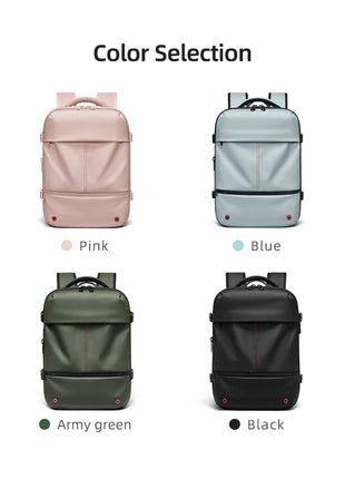 Travel casual Backpack 16 inch vacuum compression Laptop Backpack USB charging school Backpack Extended Hiking Business backpack