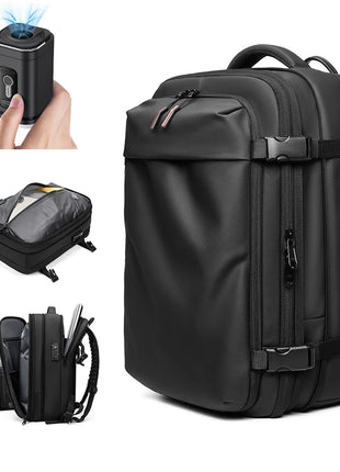 Men Travel Backpack vacuum compression Laptop Backpack 17 inch Extended Large Capacity school Backpack Hiking Business backpack