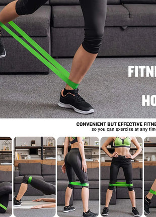 Different Resistance Bands Yoga Band Fitness Exercise Training Hip Tension Band Leg Squat Dance Elastic Loop Stretch Band