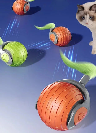 Automatic Rolling Ball Interactive Ball Cat Toys Pet Supplies Electric Dog Training Cat Teaser simulated Rat Rechargeable