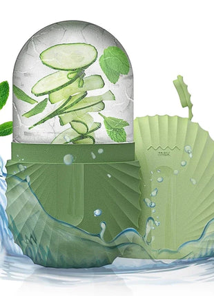 Ice Face Roller Ice Cube Beauty Massage Silicone Ice Mold For Eye Puffiness Ice Facial Roller Shrink Pores