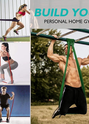 Resistance Band Heavy Duty Latex Sports Elastic Belt Pull Up Assist Bands For Pilates Workout Out Fitness Shape Body Home Gym