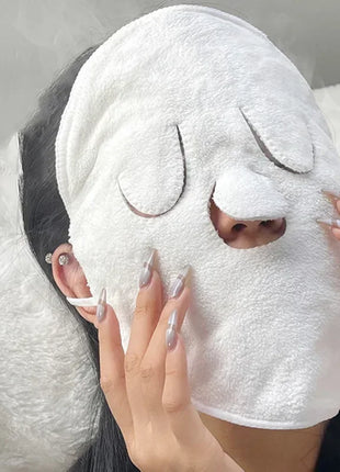 Warm compress towel Cold compress face compress face towel Double thickness beauty salon Beauty hair towel skin care