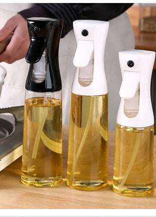 Household Use Oil Bottle Kitchen Home Outdoor Portable Spice Shaker Foggy Air Fryer Oil Kettle Things Spray Tools Gadgets Dining