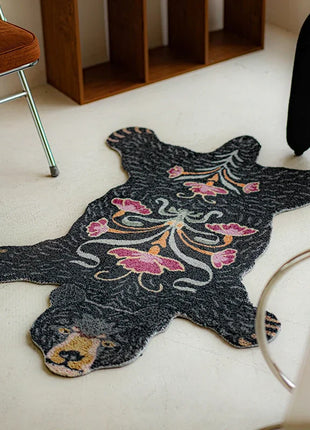 ECO Friendly Material Art Animal Carpet Luxury Living Room Decorative Carpets Comfortable Soft Bedroom Rug Balcony Rugs Tapis IG