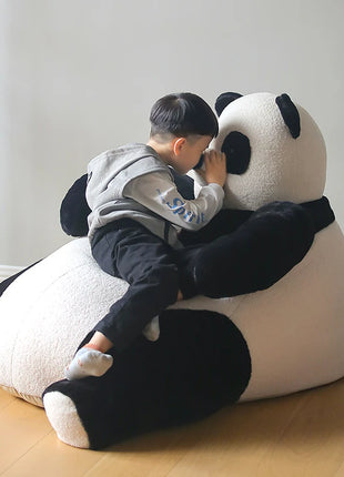 Balcony Living Room Bean Bags Cute Soft Nordic Floor Children Bedroom Sofa Chair Puffs Fluffy Single Canape Salon Furniture Home