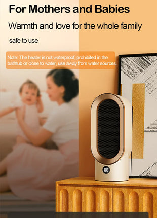 Portable Heater Electric Fan Heater Mini Radiator Desktop Warmer Machine For Winter PTC Ceramic Heating For Home Bedroom Office