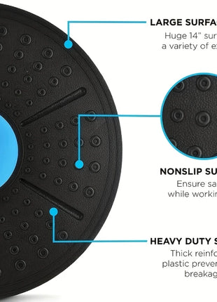 1 Pc Yoga Balance Board, Fitness Training Pedal, Sensory Training Balance Board, Fitness Equipment For Sensory Rehabilitation ﻿