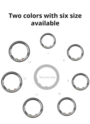 COLMI R10 Smart Ring with Charging Case for Men Women, Health and Sleep Monitor, 5ATM Waterproof, Multi-sport Mode