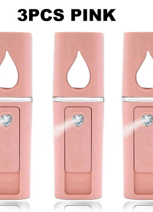 1PCS/3PCS 20ml Face Steamer Air Humidifier Facial Sprayer Nebulizer Hydrating Anti-aging Nano Wrinkle Women Beauty Skin Care