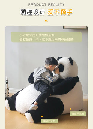 Balcony Living Room Bean Bags Cute Soft Nordic Floor Children Bedroom Sofa Chair Puffs Fluffy Single Canape Salon Furniture Home