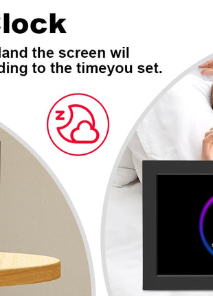 WiFi Digital Photo Frame 10.1 Inch 32GB Smart Digital Picture Frame with 1280x800 HD Touch Screen Digital Frame Christmas Gift