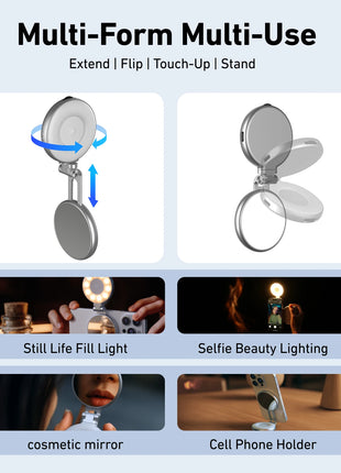 TELESIN Phone Camera Shoot Hand Grip Magnetic Smart Phone Holder Shooting Aid Remote Control Handle For Iphone Android Phone