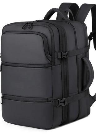 Men's Backpack for Business Trips, Large Capacity, Expandable, Multifunctional Vacuum Compression Travel Backpack for Men