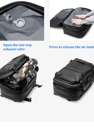 Men Travel Backpack vacuum compression Laptop Backpack 17 inch Extended Large Capacity school Backpack Hiking Business backpack