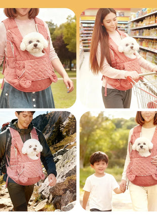 Pet Outdoor Carrier Backpack Soft & Breathable with Anti-Stress & Scratch-Resistant Shoulder Straps for Dogs Cats Small Dogs Uni