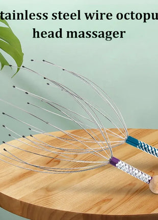 1PC Random Color Pet Massage Claw Head Massager Head Scratching Octopus Scalp Non Soul Extractor Divine Tool For Extracting