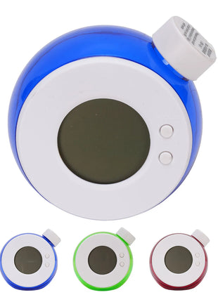 Water Powered LED Digital Alarm Clock Quiet Water Energy Clock Eco Conscious Clock For Nightstand Bedroom Office Living Room