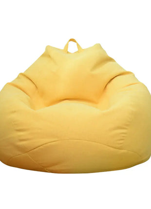 Lazy Sofas Cover Chairs Without Filler Comfortable Adults Bean Bag Chair Couch Living Room Bedroom Home Tatami Lounger Cover