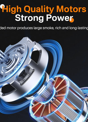 BORUiT Smoke Infuser Food Drink Cold Smoke Generator Bar Portable Molecular Cuisine Smoking Gun Meat Burn Cooking for BBQ Food