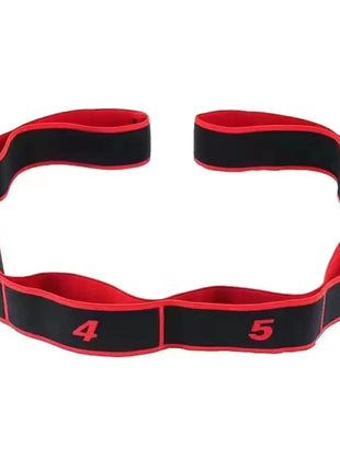 8 Section Style Dance Yoga Stretching Belt Pilates Fitness Tension Digital Elasticity Latin Elastic Stretch Resistance Band