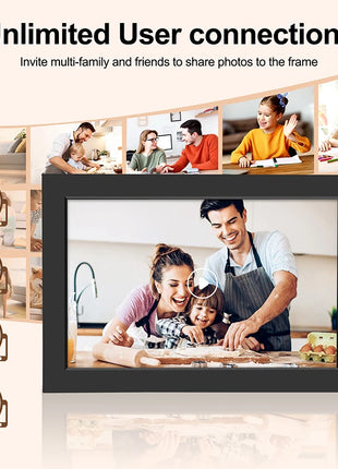 WiFi Digital Photo Frame 10.1 Inch 32GB Smart Digital Picture Frame with 1280x800 HD Touch Screen Digital Frame Christmas Gift