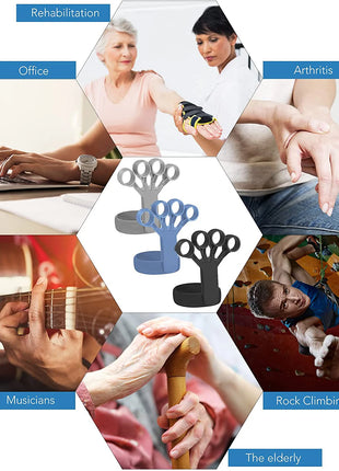 Hand Grip Strengthener Physical Tools Guitar Finger Trainer Training and Exercise Gym 6th Level Resistance Gripster Expander