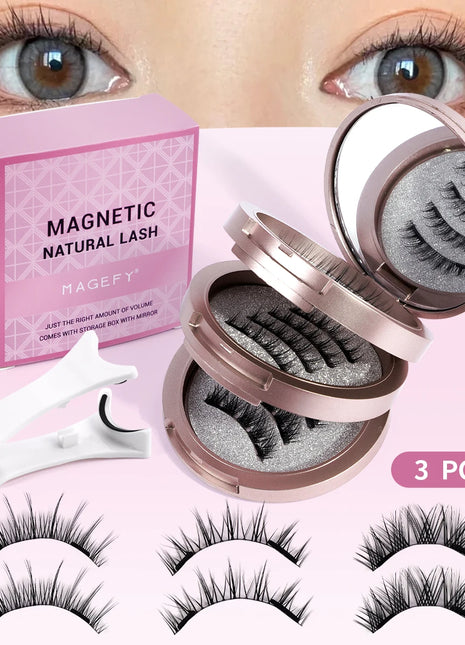 Glue Free Reusable Magnetic Eye Lashes