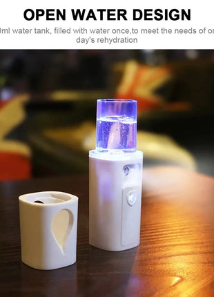 1PCS/3PCS 20ml Face Steamer Air Humidifier Facial Sprayer Nebulizer Hydrating Anti-aging Nano Wrinkle Women Beauty Skin Care