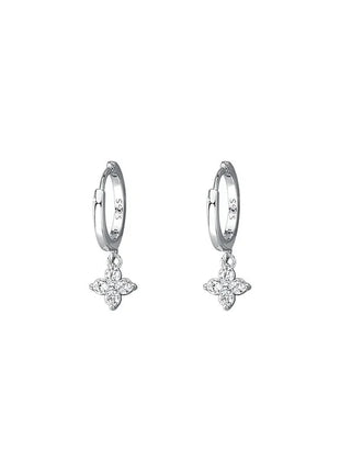 925 Sterling Silver leaf  Earrings For Women Trendy Earring Jewelry Prevent Allergy Party Accessories Gift