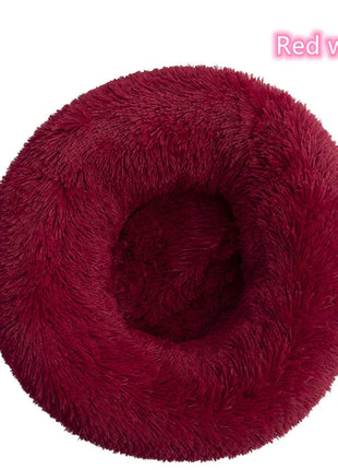 Super Soft Pet Cat Bed Plush Full Size Washable Calm Bed Donut Bed Comfortable Sleeping Artifact Suitable For All Kinds Of Cats
