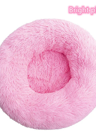 Super Soft Pet Cat Bed Plush Full Size Washable Calm Bed Donut Bed Comfortable Sleeping Artifact Suitable For All Kinds Of Cats