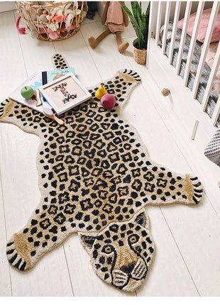 ECO Friendly Material Art Animal Carpet Luxury Living Room Decorative Carpets Comfortable Soft Bedroom Rug Balcony Rugs Tapis IG