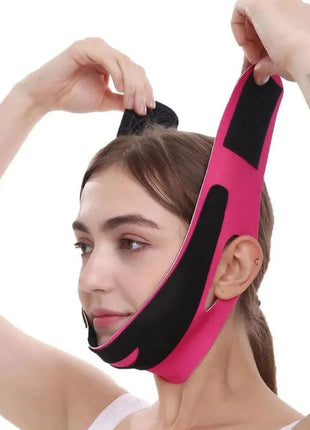 YS00135--Elastic face slim bandage v line facial shape woman chin belt facial care beauty tool