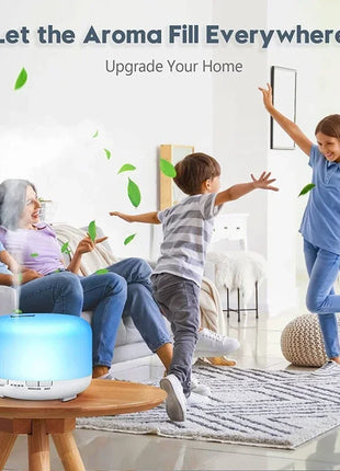 500ML Air Humidifier Essential Oil Diffuser Aroma Diffuser With Colorful Night Lights USB Humidifier Mini-Size Humidifier