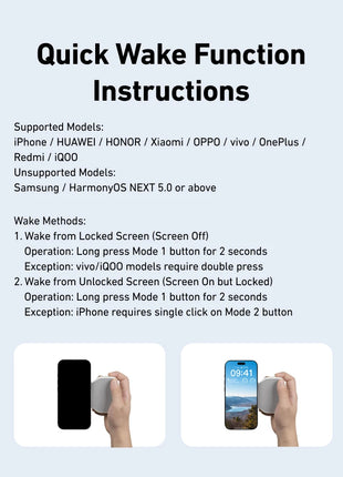 TELESIN Phone Camera Shoot Hand Grip Magnetic Smart Phone Holder Shooting Aid Remote Control Handle For Iphone Android Phone