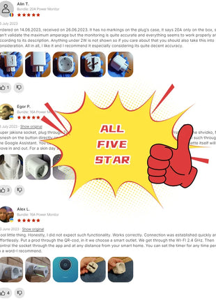 Tuya Wifi Plug 20A Smart Socket EU with Power Monitor Function Smart Life App Remote Control Outlet Works with Alexa Google Home