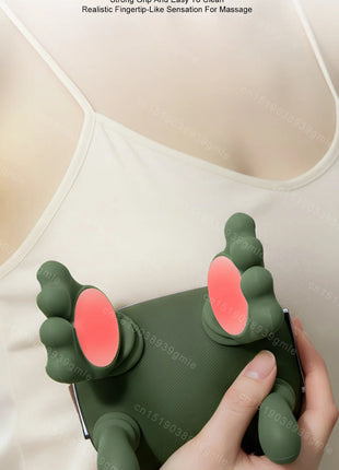 Bionic Neck Shoulder Massager Heated Back Massagers Electric Kneading Muscles Massage Pillow Neck Waist Leg Body ﻿3-Level Modes