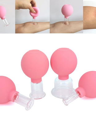 Slimming Face Sucker Suction Cup Vacuum Cupping Jar Cellulite Massager For Beauty Facial Eye Chineses Cupping Acupuncture