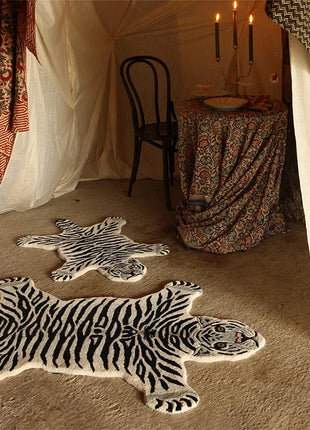 ECO Friendly Material Art Animal Carpet Luxury Living Room Decorative Carpets Comfortable Soft Bedroom Rug Balcony Rugs Tapis IG