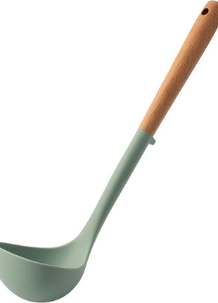 NEW Silicone Spatula Non Stick Pan Wooden Handle Silicone Vegetable Heat-resistant Silicone Cooking Spatula Spoon Kitchen tool