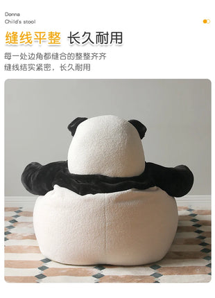 Balcony Living Room Bean Bags Cute Soft Nordic Floor Children Bedroom Sofa Chair Puffs Fluffy Single Canape Salon Furniture Home